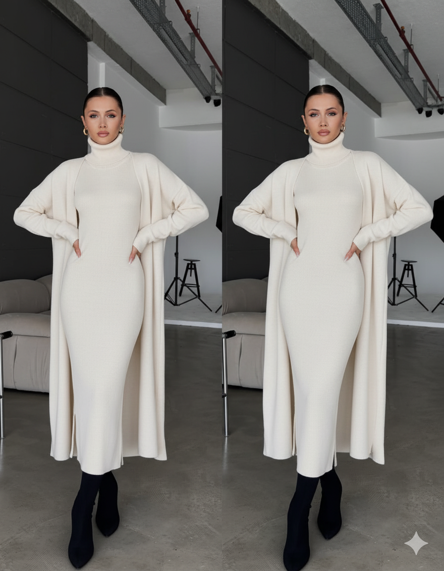 2 PCS BODYCON & GOWN