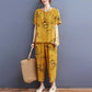 Circle Printed Capri