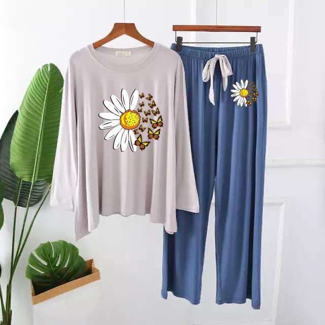 Daisy Flower Printed Loungewear