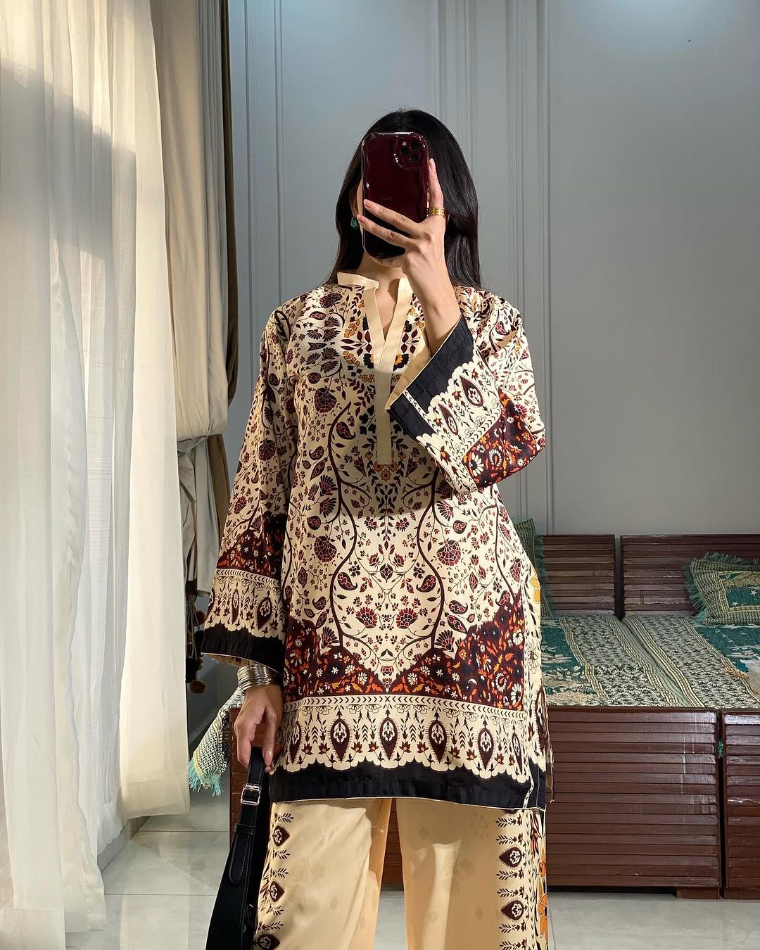 Floral Ensemble 2 Pcs Co-ord Set