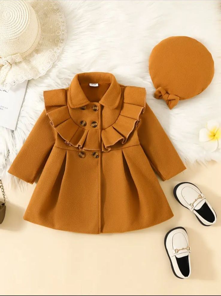 Little Royal Winter Coat - Camel