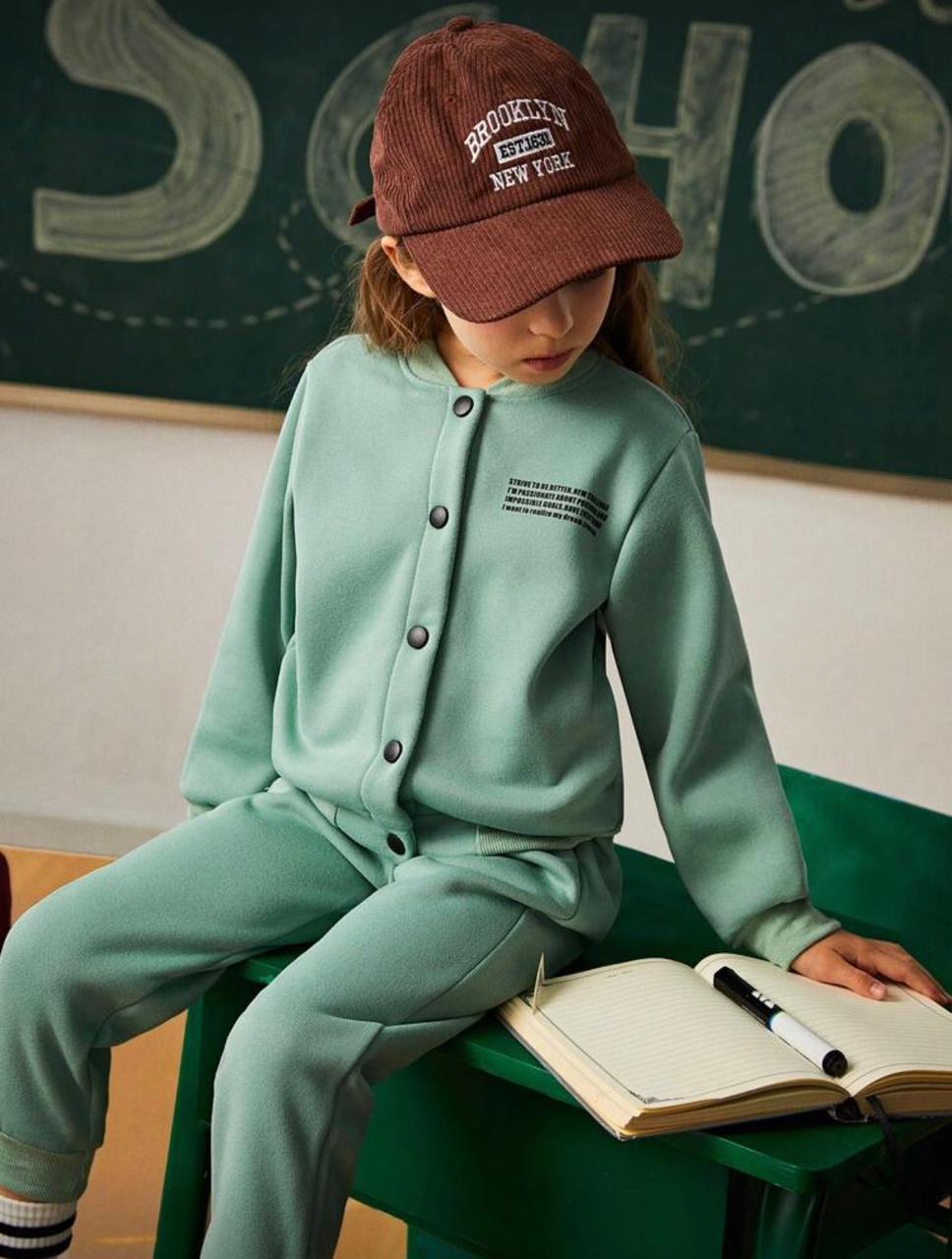 Green Glow Kids Tracksuit