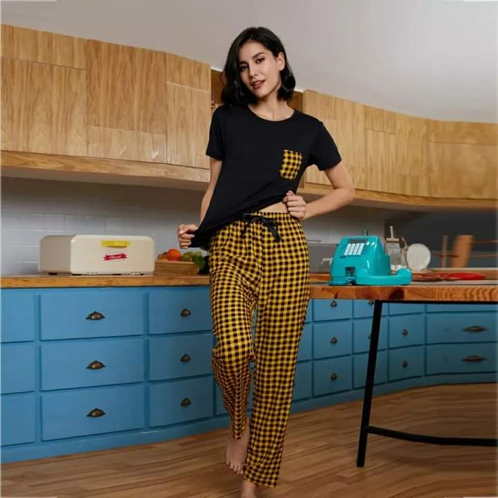 Cart Much Check Printed Lounge Wear